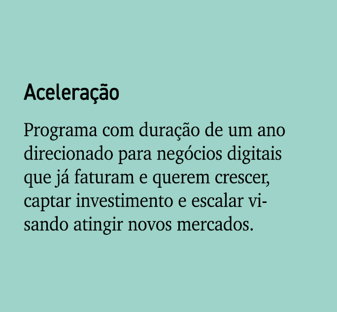 Acelera o Programa com dura  o de um ano direcionado para neg cios digitais que j  faturam e querem crescer, captar ...