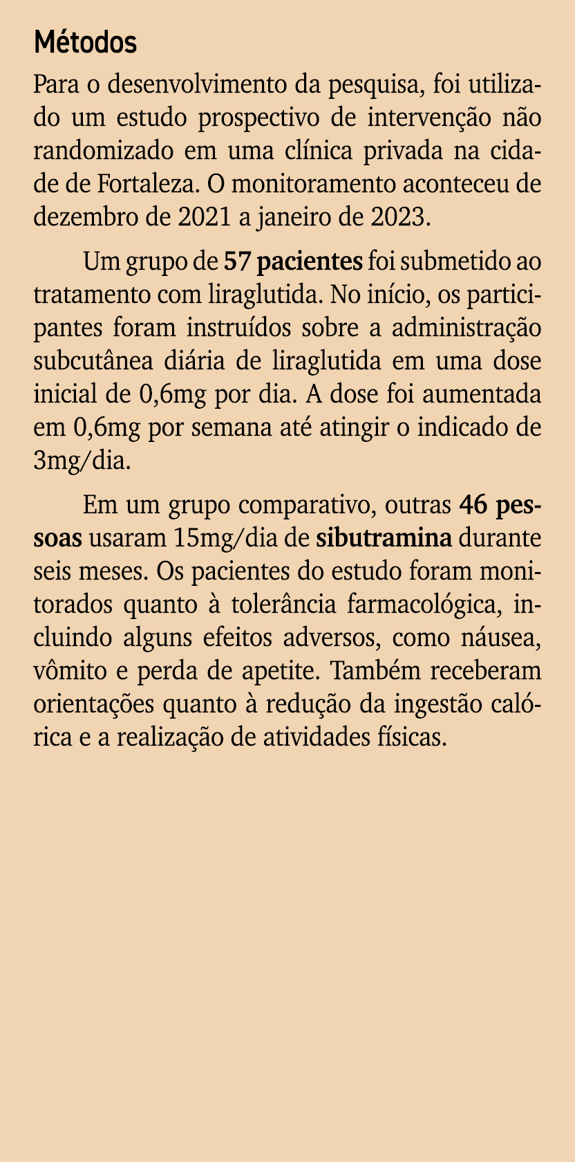 M todos Para o desenvolvimento da pesquisa, foi utilizado um estudo prospectivo de interven o n o randomizado em uma...