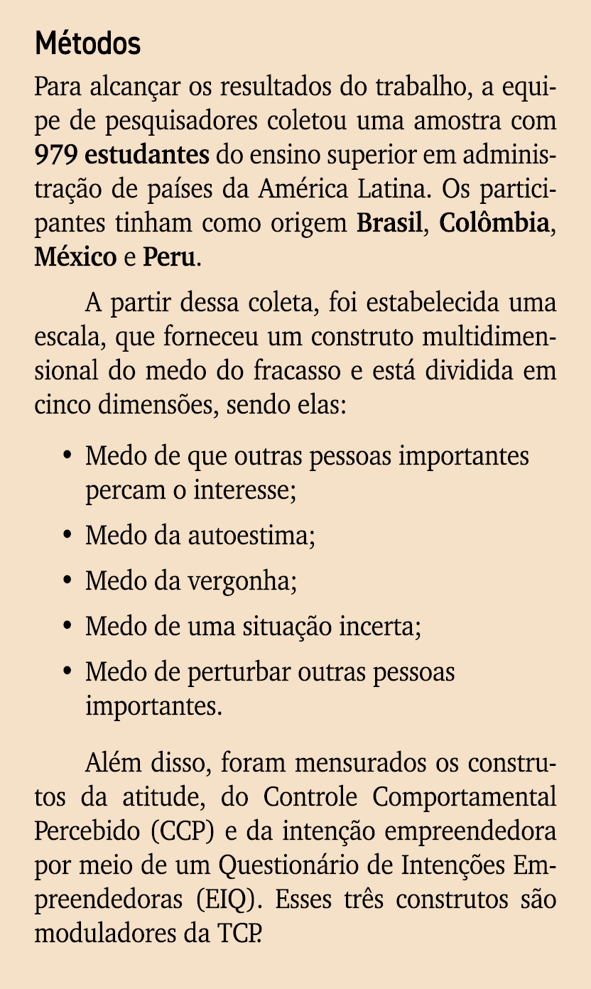 M todos Para alcan ar os resultados do trabalho, a equipe de pesquisadores coletou uma amostra com 979 estudantes do ...