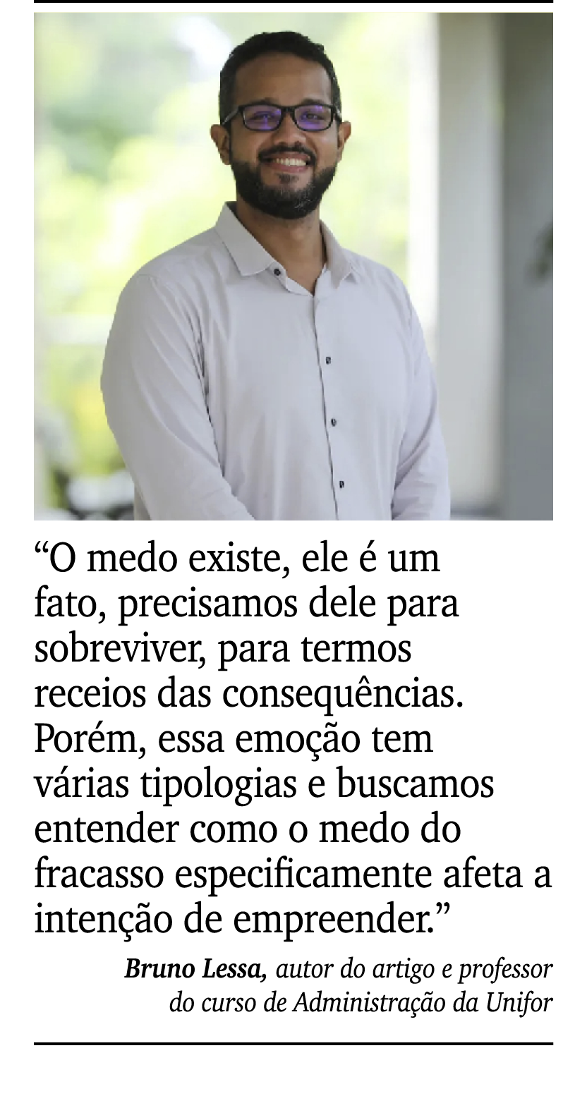 ￼ ￼ “O medo existe, ele  um fato, precisamos dele para sobreviver, para termos receios das consequ ncias. Por m, ess...
