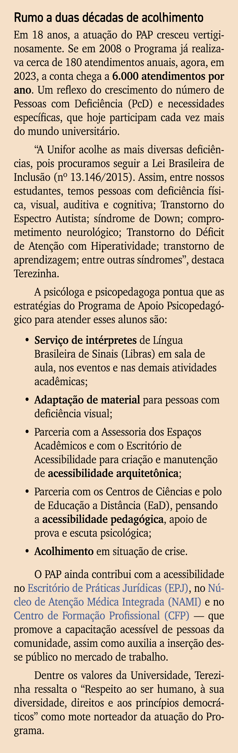 Rumo a duas d cadas de acolhimento Em 18 anos, a atua o do PAP cresceu vertiginosamente. Se em 2008 o Programa j  re...