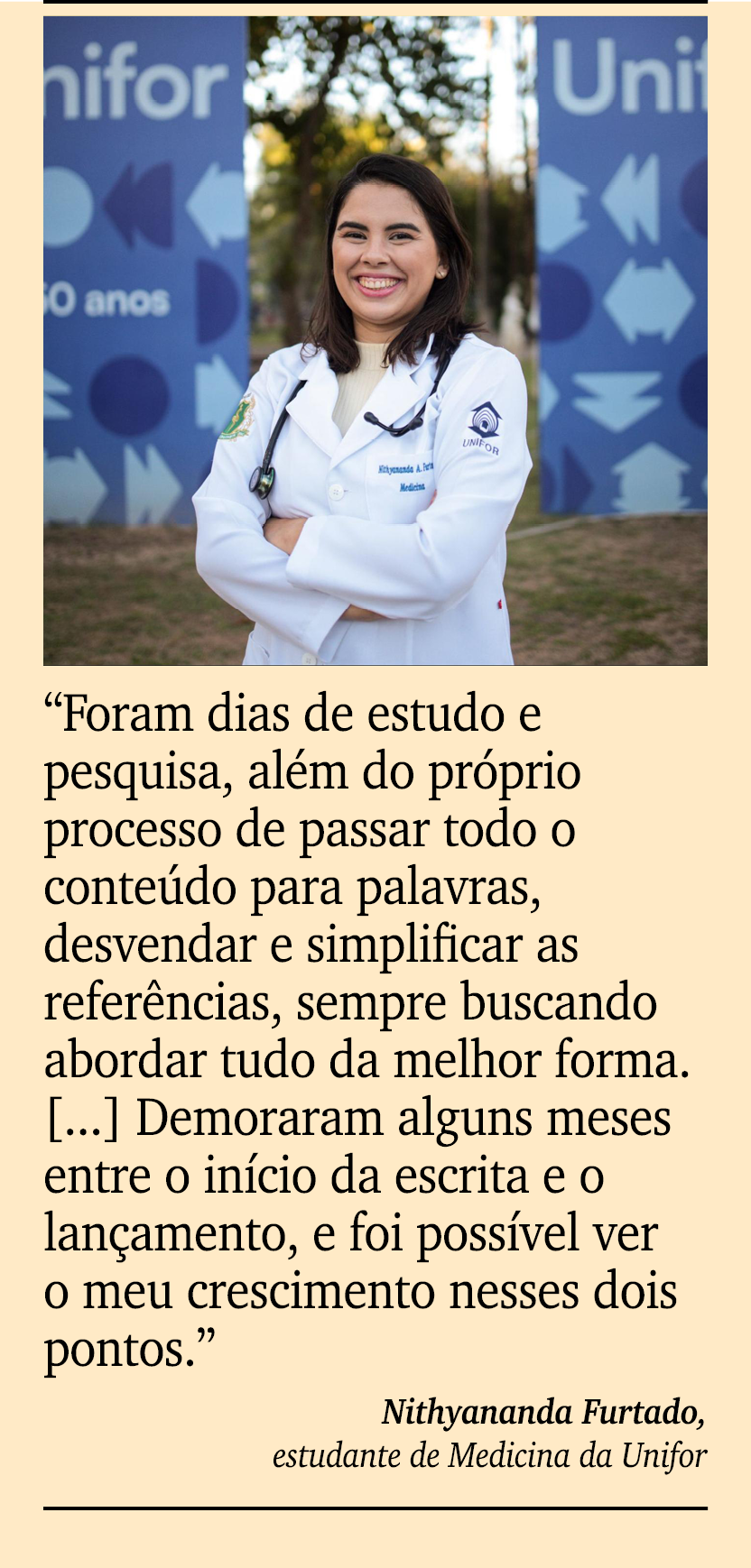 ￼ ￼ “Foram dias de estudo e pesquisa, al m do pr prio processo de passar todo o conte do para palavras, desvendar e s...