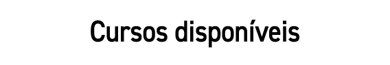 Cursos dispon veis