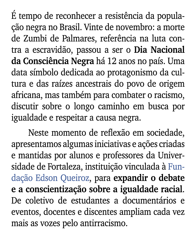 tempo de reconhecer a resist ncia da popula  o negra no Brasil. Vinte de novembro: a morte de Zumbi de Palmares, re...