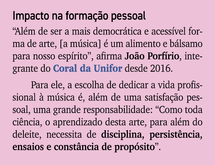 Impacto na forma o pessoal “Al m de ser a mais democr tica e acess vel forma de arte, [a m sica]   um alimento e b l...