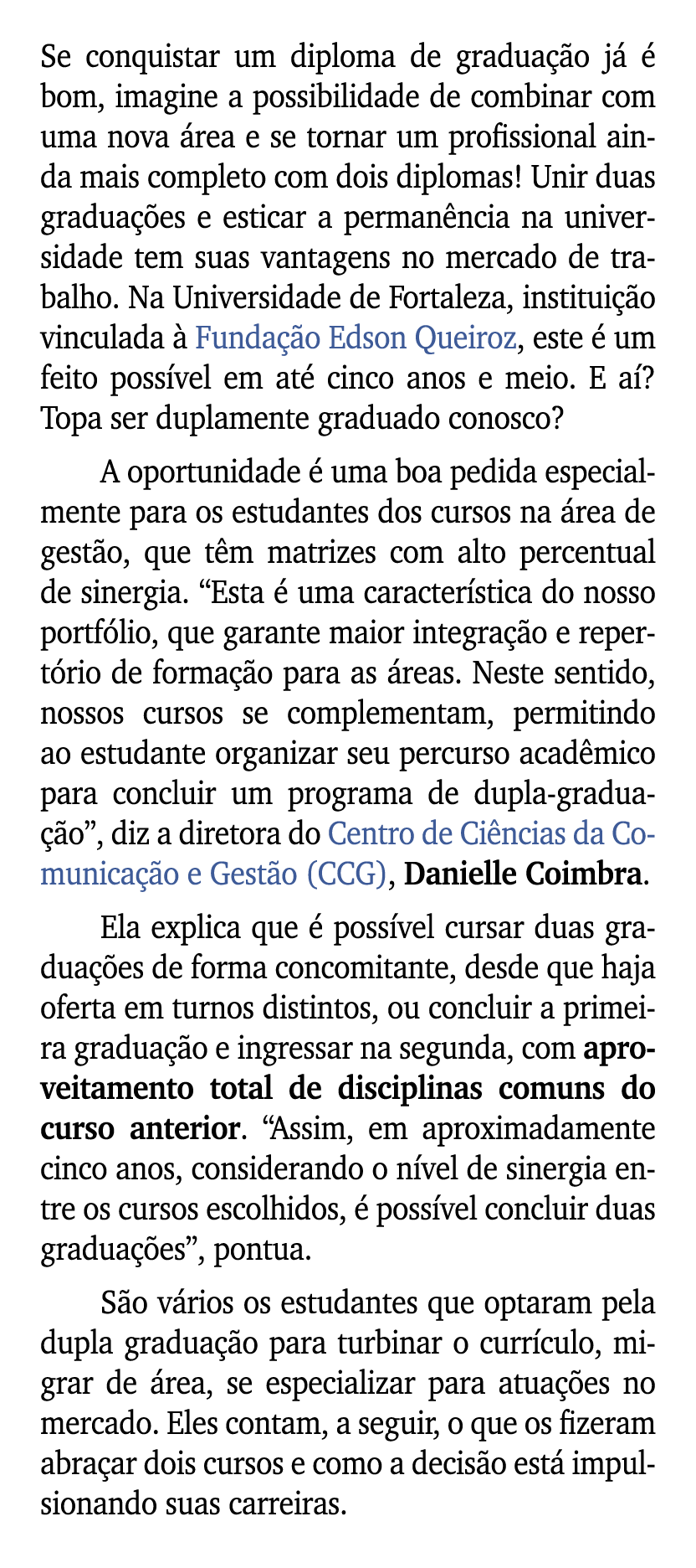 Se conquistar um diploma de gradua o j    bom, imagine a possibilidade de combinar com uma nova  rea e se tornar um ...