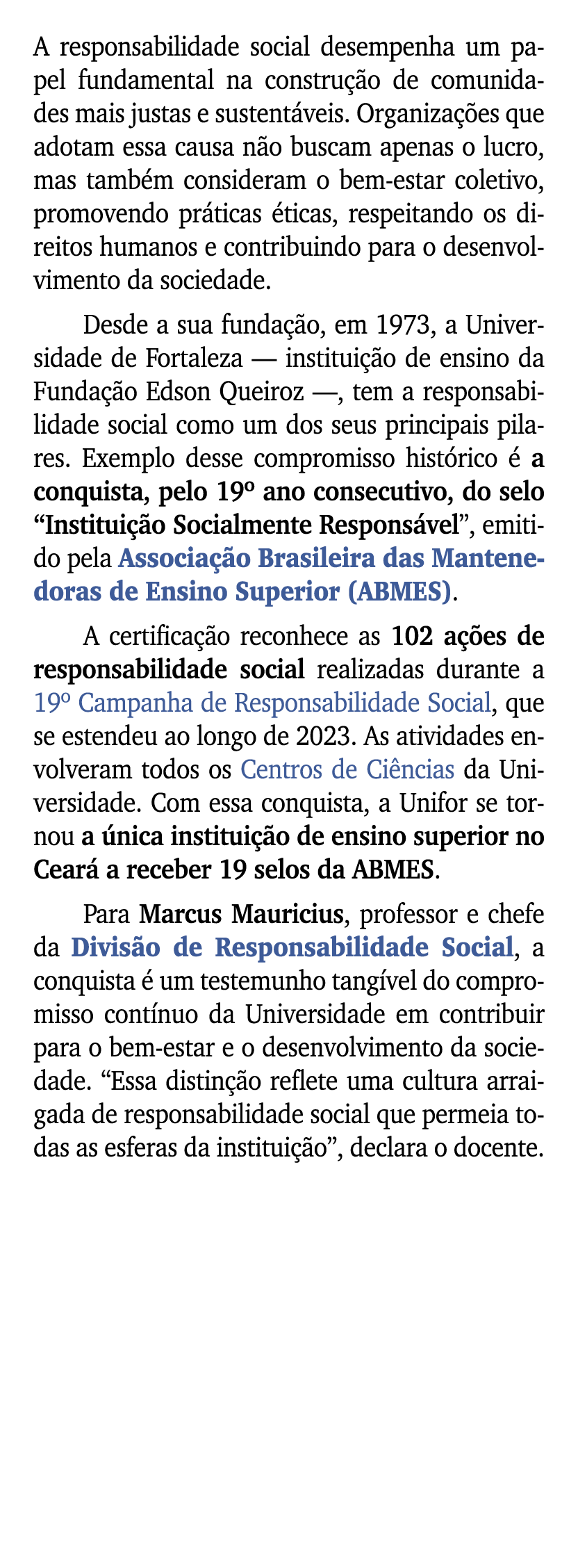 A responsabilidade social desempenha um papel fundamental na constru o de comunidades mais justas e sustent veis. Or...