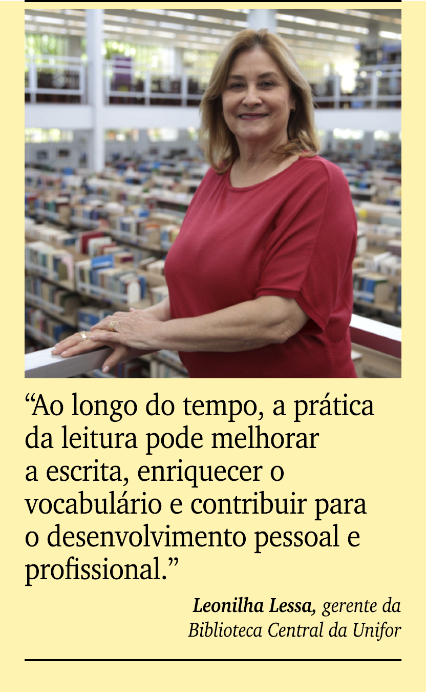￼ ￼ “Ao longo do tempo, a pr tica da leitura pode melhorar a escrita, enriquecer o vocabul rio e contribuir para o de...