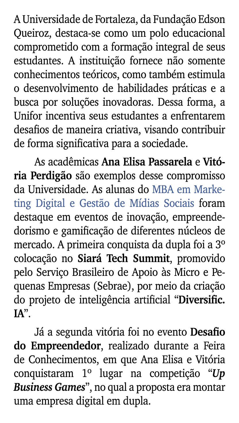 A Universidade de Fortaleza, da Funda o Edson Queiroz, destaca se como um polo educacional comprometido com a forma ...