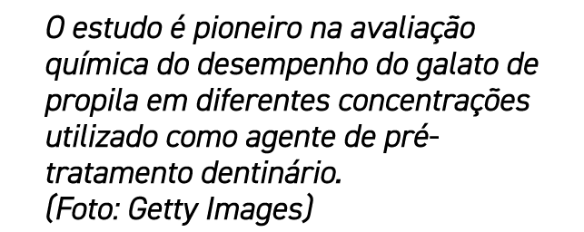 O estudo  pioneiro na avalia  o qu mica do desempenho do galato de propila em diferentes concentra  es utilizado com...