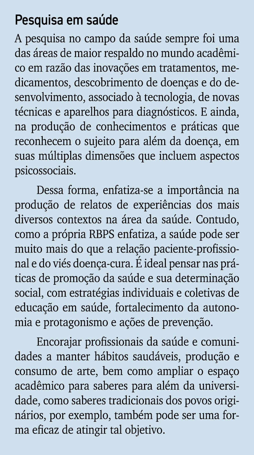 Pesquisa em sa de A pesquisa no campo da sa de sempre foi uma das reas de maior respaldo no mundo acad mico em raz o...
