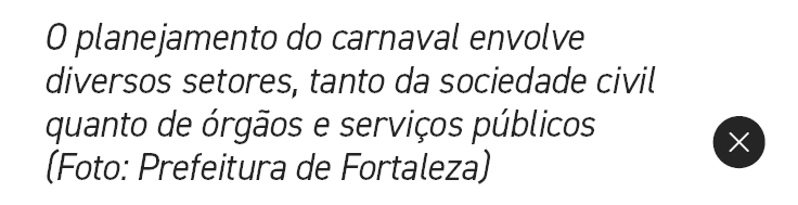 O planejamento do carnaval envolve diversos setores, tanto da sociedade civil quanto de rg os e servi os p blicos (F...