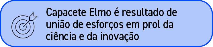 ￼,Capacete Elmo  resultado de uni o de esfor os em prol da ci ncia e da inova  o