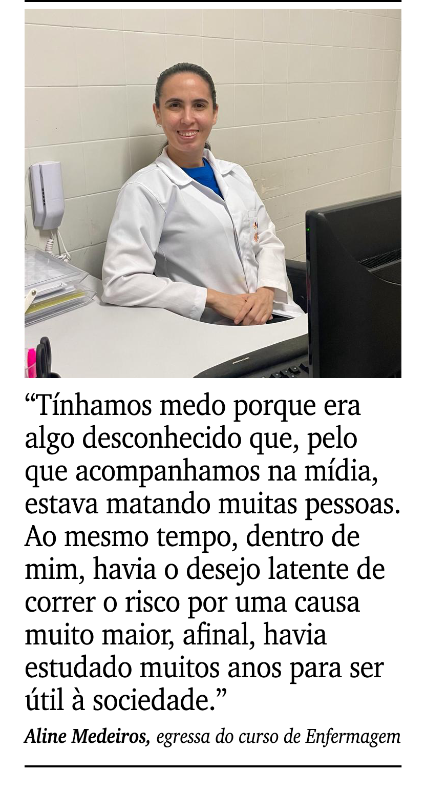 ￼ ￼ “T nhamos medo porque era algo desconhecido que, pelo que acompanhamos na m dia, estava matando muitas pessoas. A...
