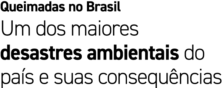 Queimadas no Brasil Um dos maiores desastres ambientais do pa s e suas consequ ncias