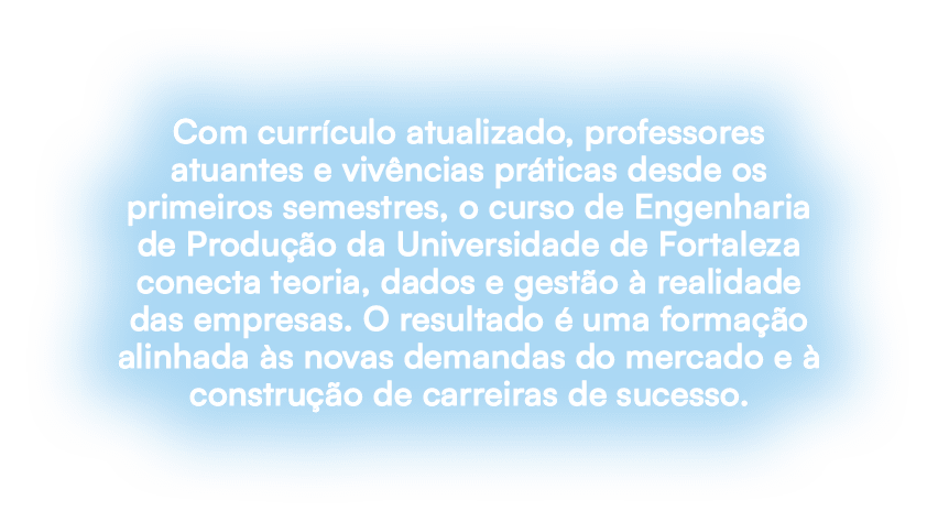 Com curr culo atualizado, professores atuantes e viv ncias pr ticas desde os primeiros semestres, o curso de Engenhar...
