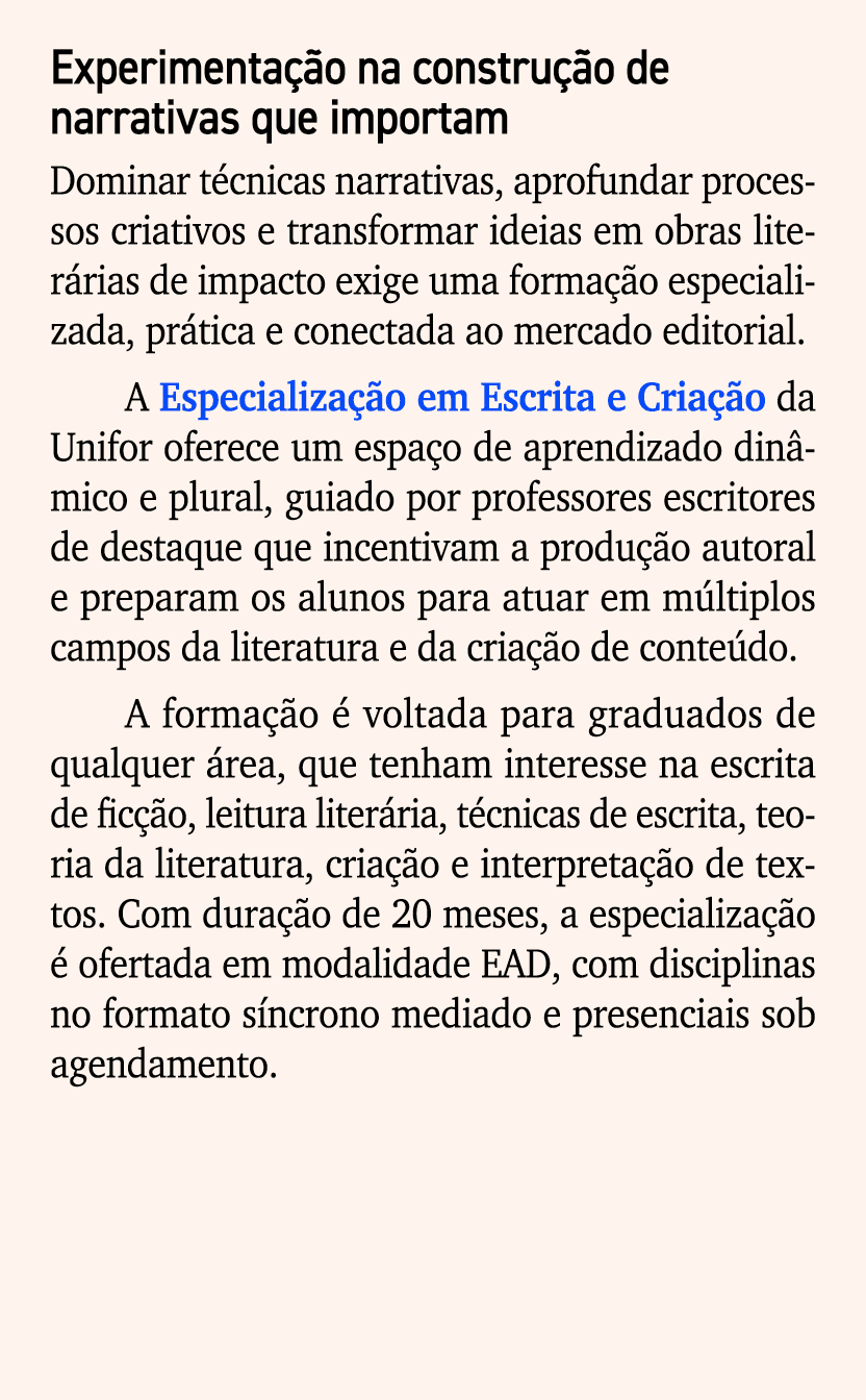 Experimenta o na constru  o de narrativas que importam Dominar t cnicas narrativas, aprofundar processos criativos e...
