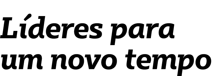 Líderes para um novo tempo