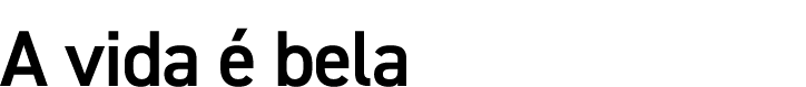 A vida é bela
