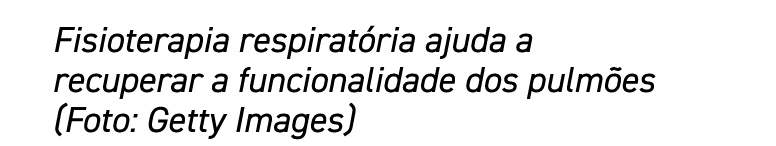 Fisioterapia respiratória ajuda a recuperar a funcionalidade dos pulmões (Foto: Getty Images)