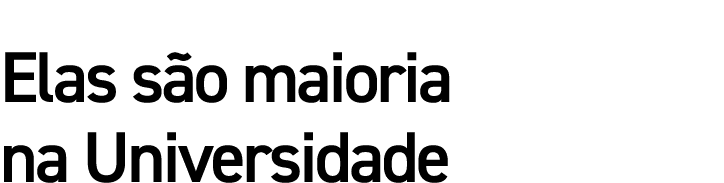 Elas são maioria na Universidade