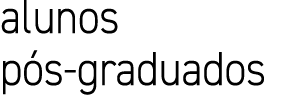 alunos pós-graduados