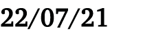 22 07 21