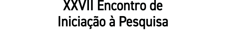 XXVII Encontro de Iniciação à Pesquisa