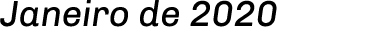 Janeiro de 2020
