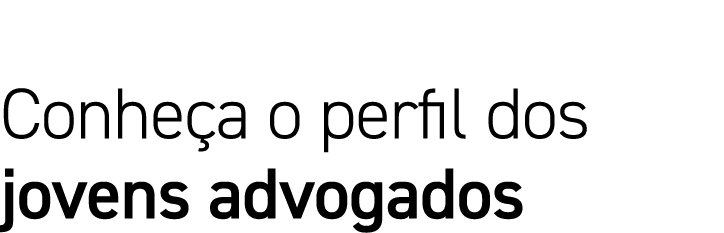 Conheça o perfil dos jovens advogados