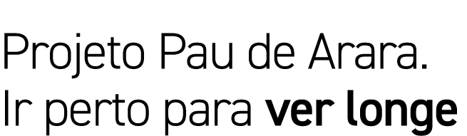 Projeto Pau de Arara  Ir perto para ver longe