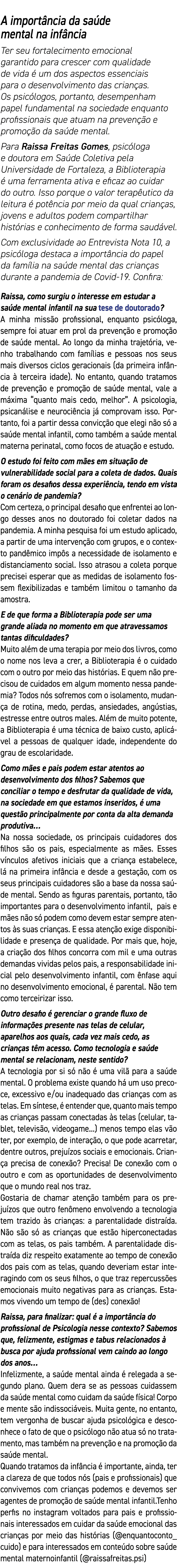A importância da saúde mental na infância Ter seu fortalecimento emocional garantido para crescer com qualidade de vi   