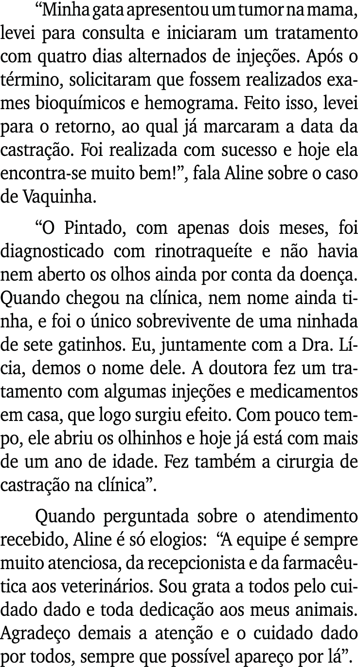  Minha gata apresentou um tumor na mama, levei para consulta e iniciaram um tratamento com quatro dias alternados de    